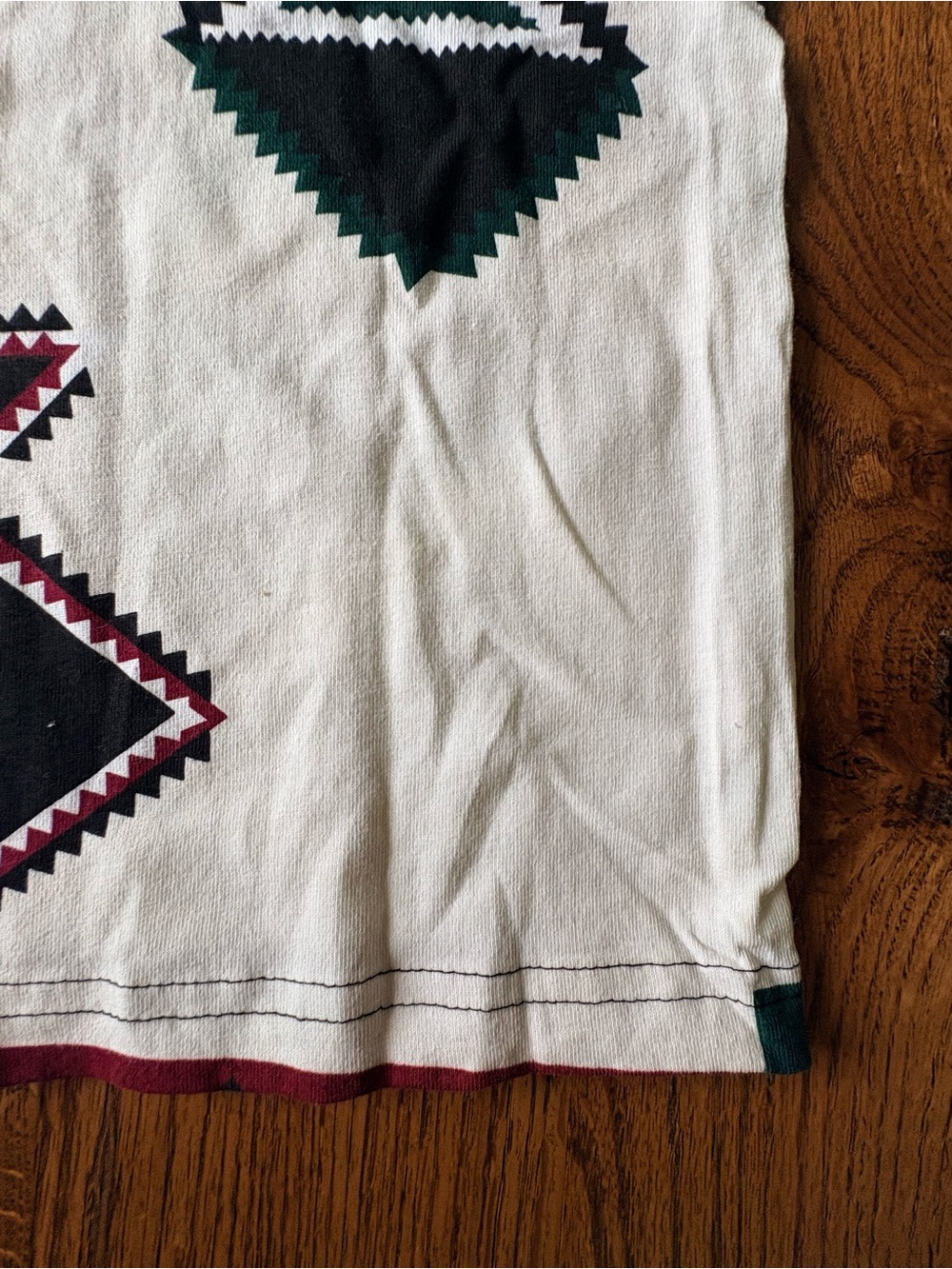 Vintage Men's Large Geometric Pattern Short-Sleeve Shirt - - Picture 2 of 10